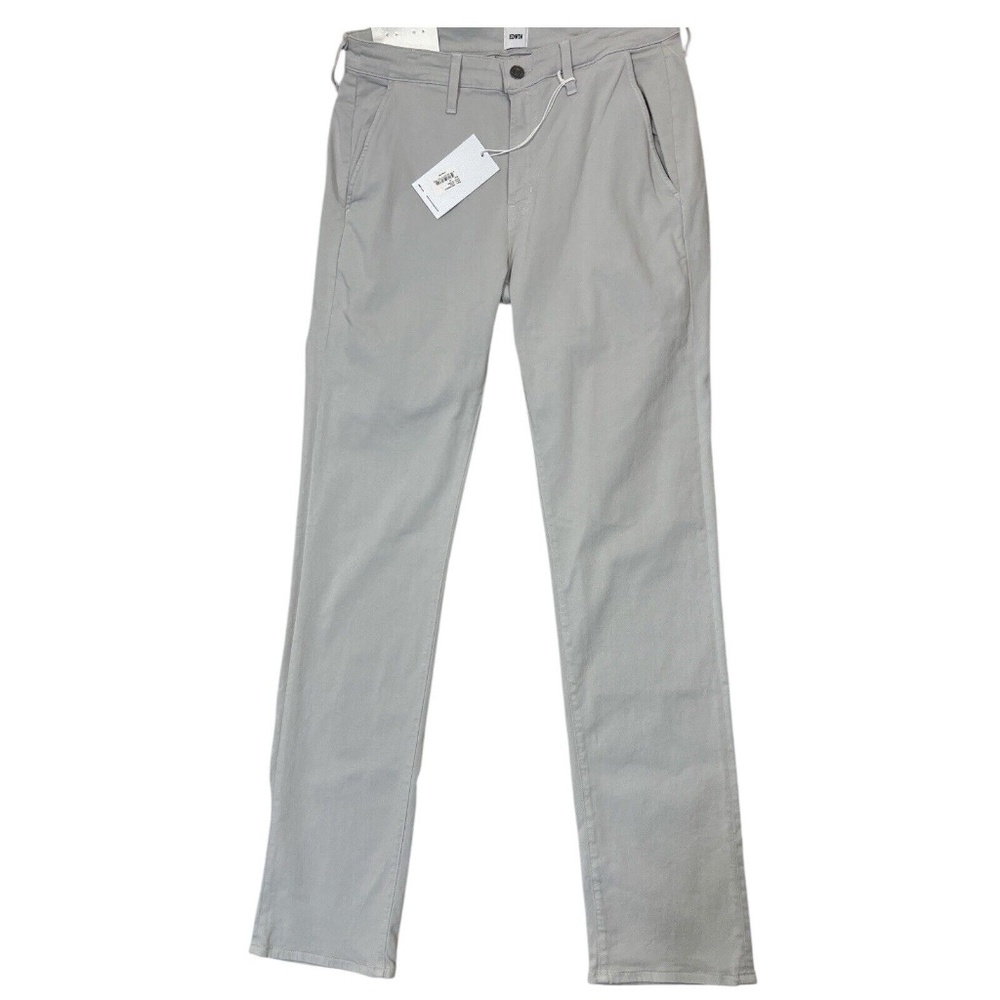 Edwin Pants Mens Light Gray‎ 31 Otis Chinos Moisture Wicking Stretch Inseam 33.5